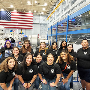 McNair students at nasa