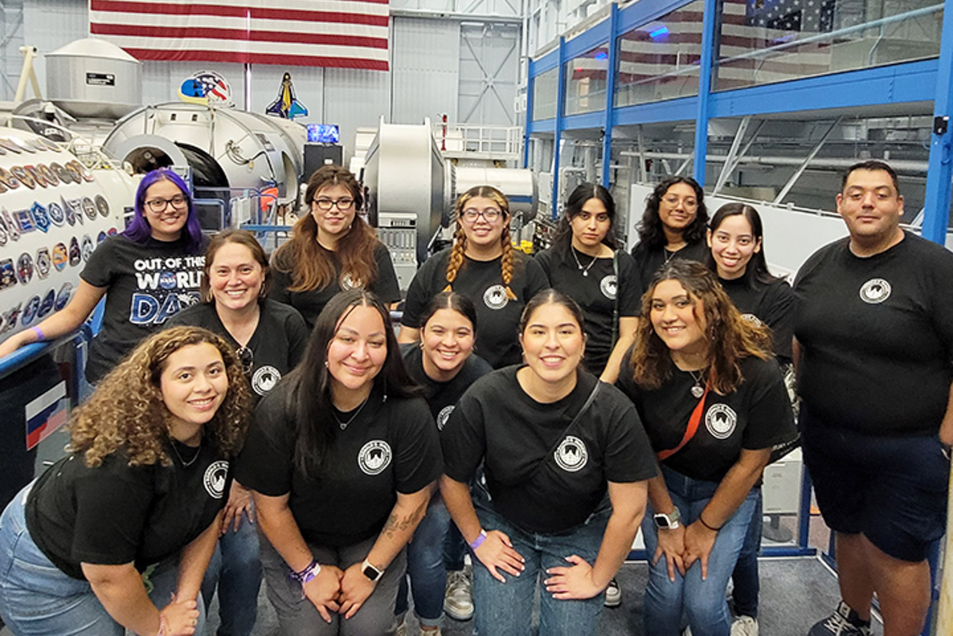 Our Lady of the Lake University McNair Scholars visiting NASA, proving their engagement in STEM research and graduate school preparation.