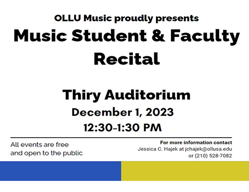 Music Student Faculty Recital