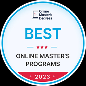 OnlineMastersDegrees.org badge